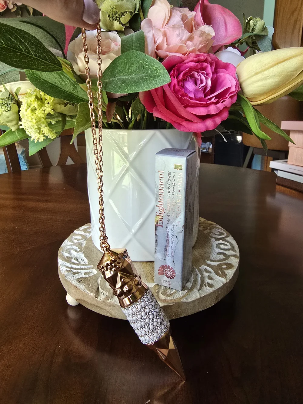 Enlightenment - Velvet Lipstick With Beautiful Holder.